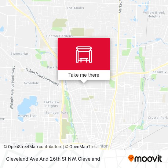 Mapa de Cleveland Ave And 26th St NW