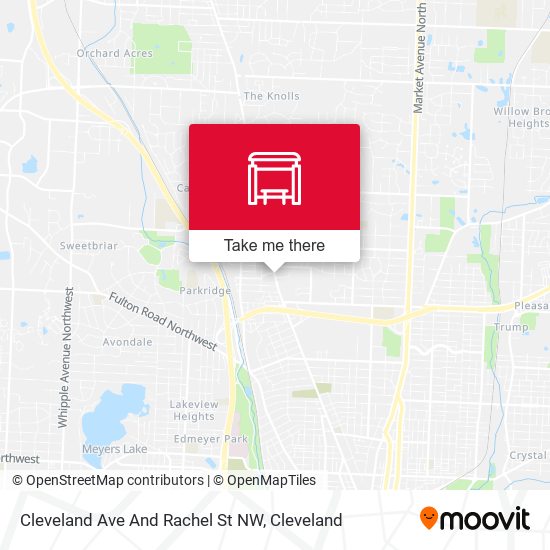 Cleveland Ave And Rachel St NW map