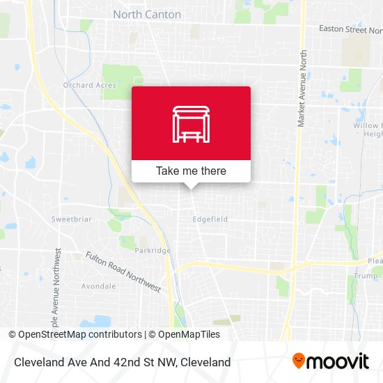 Cleveland Ave And 42nd St NW map