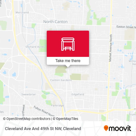 Mapa de Cleveland Ave And 49th St NW