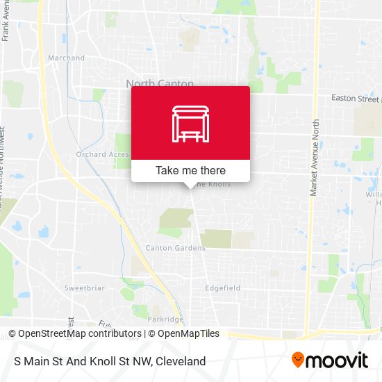 S Main St And Knoll St NW map