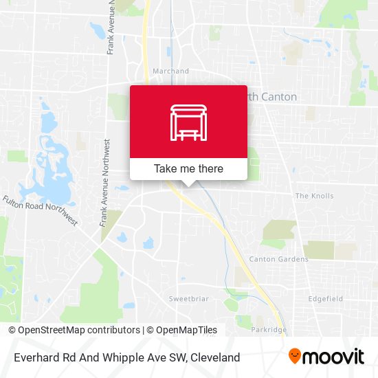 Everhard Rd And Whipple Ave SW map