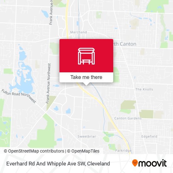 Everhard Rd And Whipple Ave SW map