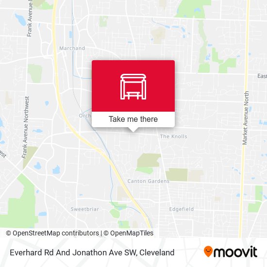 Everhard Rd And Jonathon Ave SW map