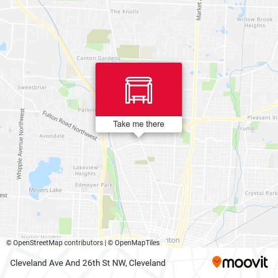 Mapa de Cleveland Ave And 26th St NW