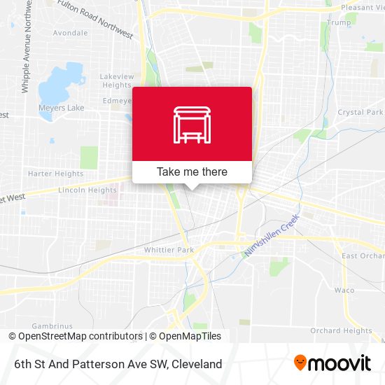 6th St And Patterson Ave SW map