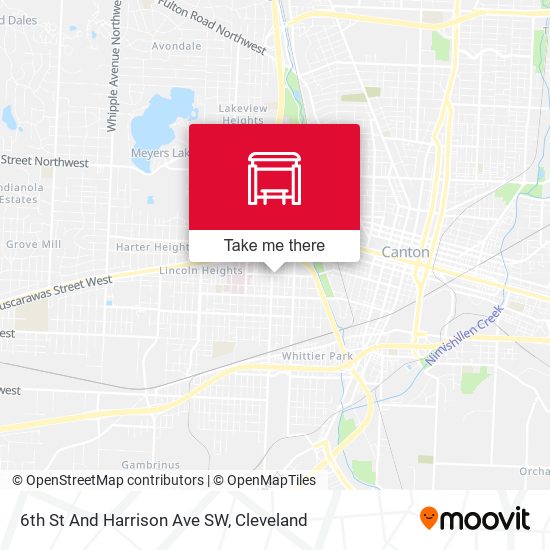 6th St And Harrison Ave SW map