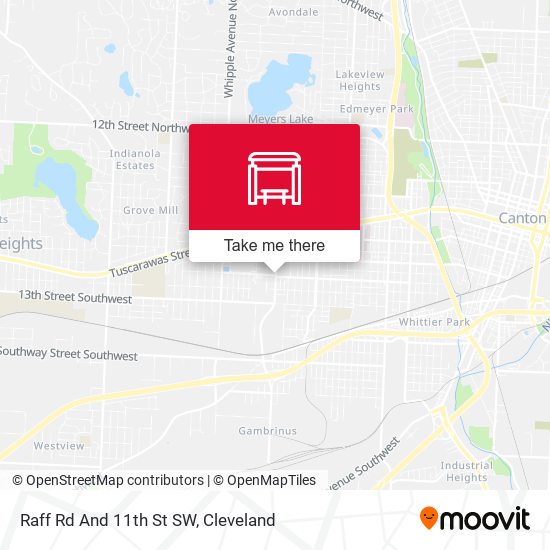 Raff Rd And 11th St SW map