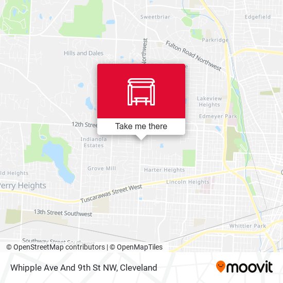 Mapa de Whipple Ave And 9th St NW