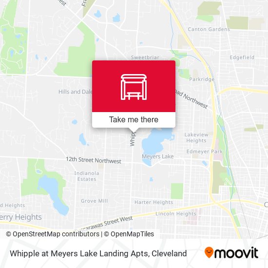 Mapa de Whipple at Meyers Lake Landing Apts