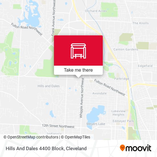 Hills And Dales 4400 Block map
