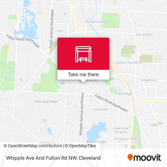 Whipple Ave And Fulton Rd NW map