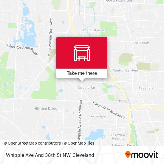 Mapa de Whipple Ave And 38th St NW