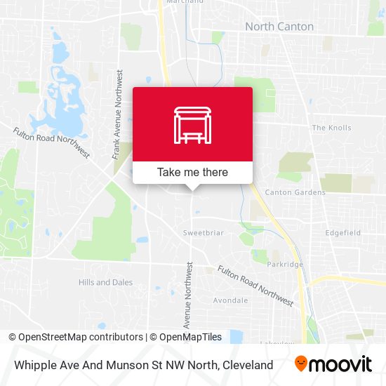 Whipple Ave And Munson St NW North map