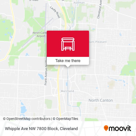 Whipple Ave NW 7800 Block map
