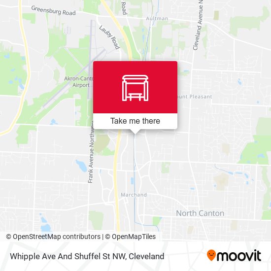 Mapa de Whipple Ave And Shuffel St NW