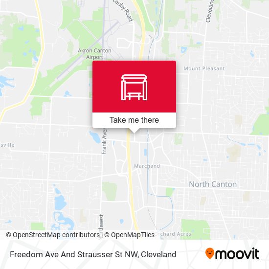 Freedom Ave And Strausser St NW map