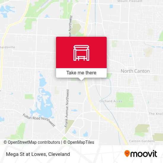 Mega St at Lowes map