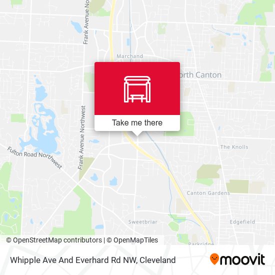 Whipple Ave And Everhard Rd NW map