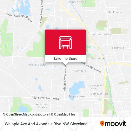 Mapa de Whipple Ave And Avondale Blvd NW