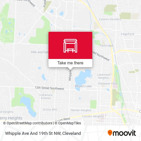 Mapa de Whipple Ave And 19th St NW