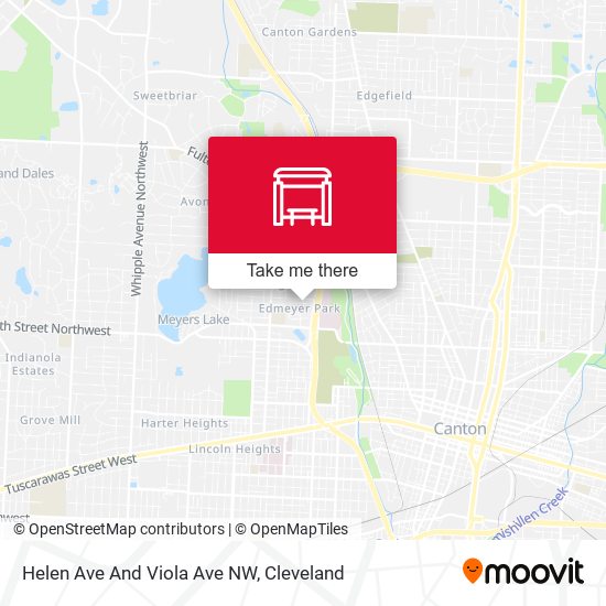 Helen Ave And Viola Ave NW map