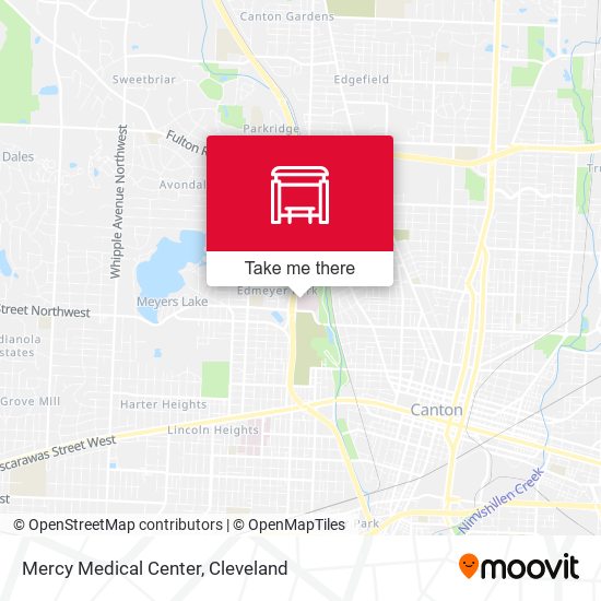 Mapa de Mercy Medical Center