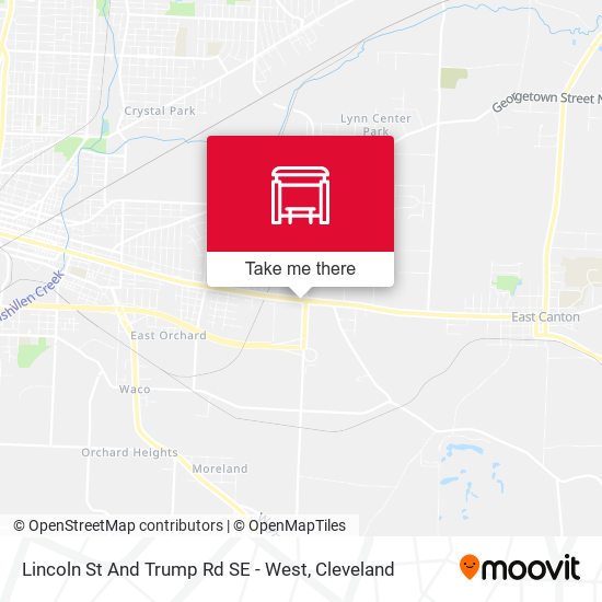 Lincoln St And Trump Rd SE - West map