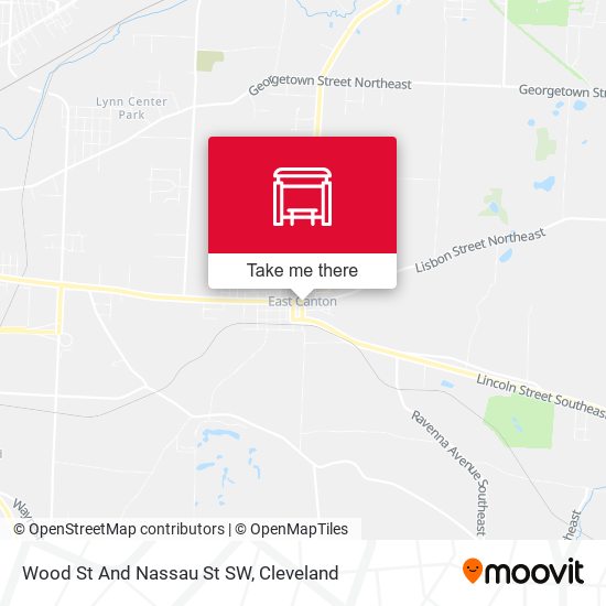 Wood St And Nassau St SW map