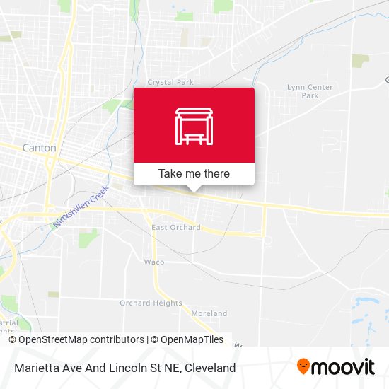 Marietta Ave And Lincoln St NE map