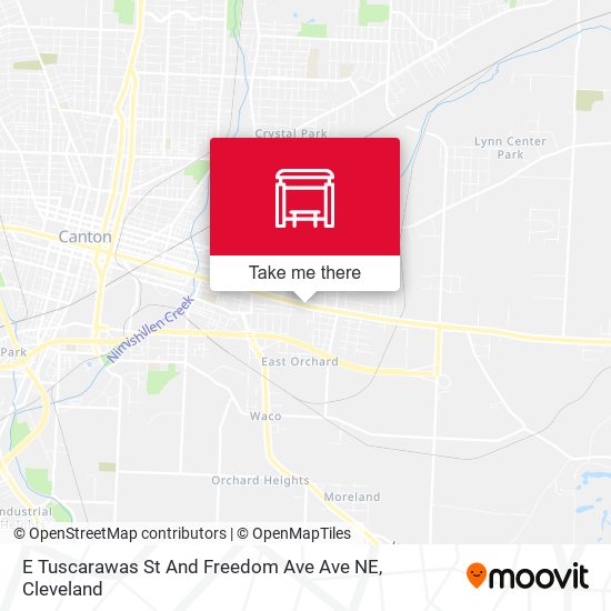 E Tuscarawas St And Freedom Ave Ave NE map