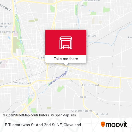 Mapa de E Tuscarawas St And 2nd St NE