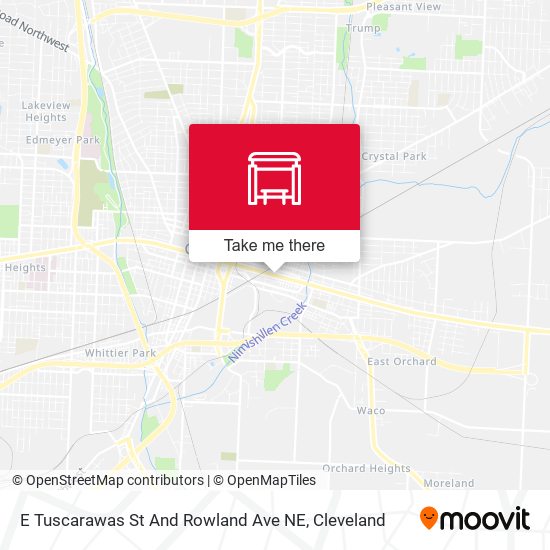 Mapa de E Tuscarawas St And Rowland Ave NE