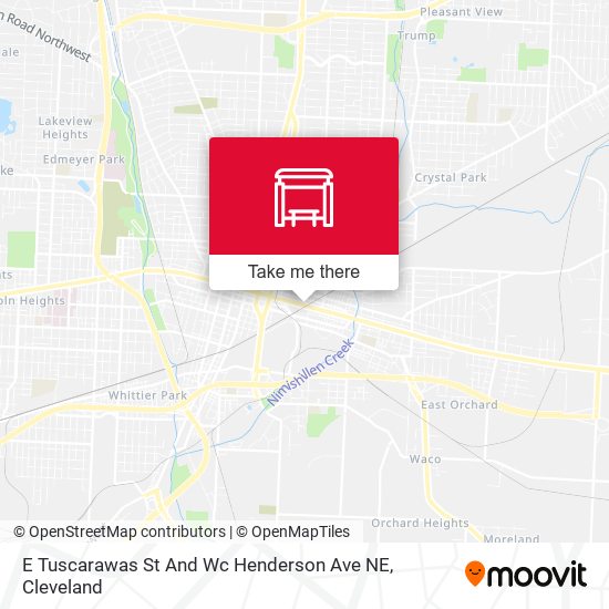 Mapa de E Tuscarawas St And Wc Henderson Ave NE