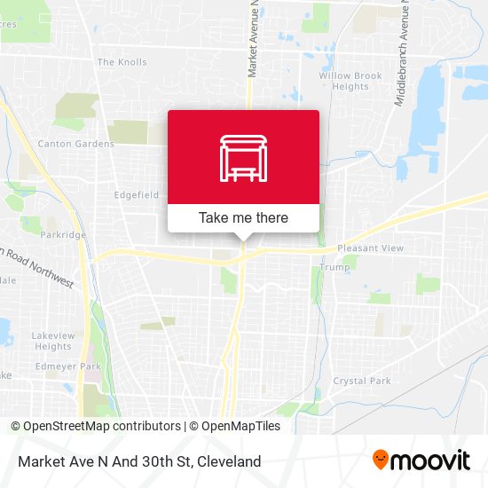 Mapa de Market Ave N And 30th St