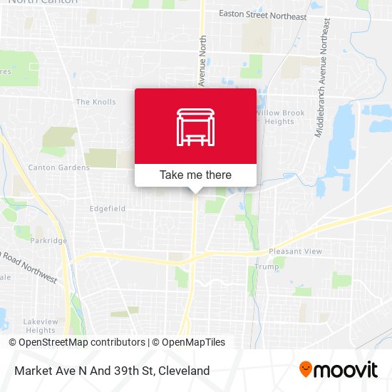 Market Ave N And 39th St map