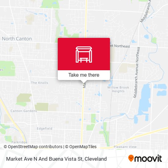 Market Ave N And Buena Vista St map