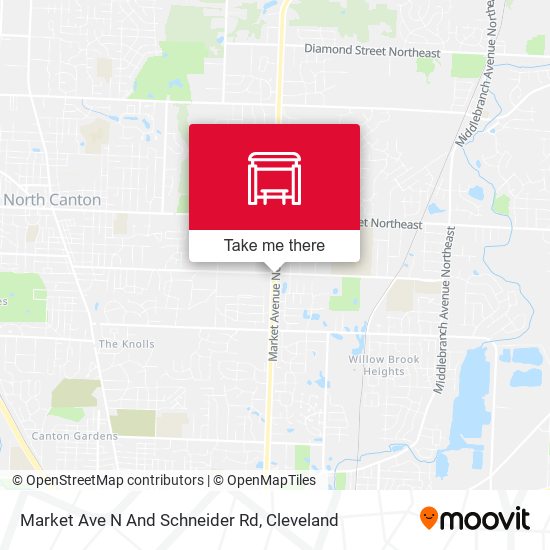 Market Ave N And Schneider Rd map