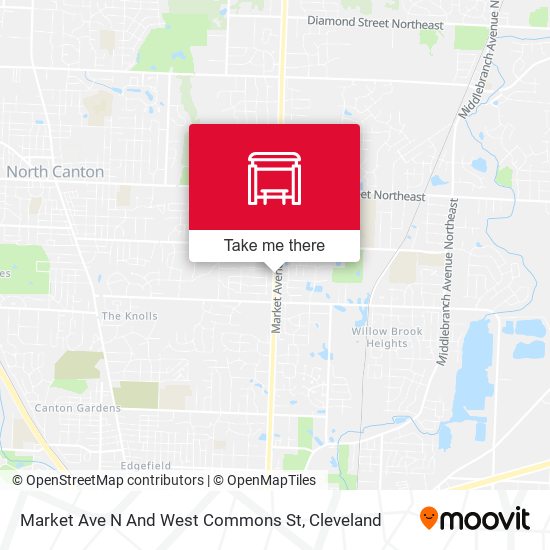 Market Ave N And West Commons St map