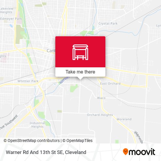 Warner Rd And 13th St SE map