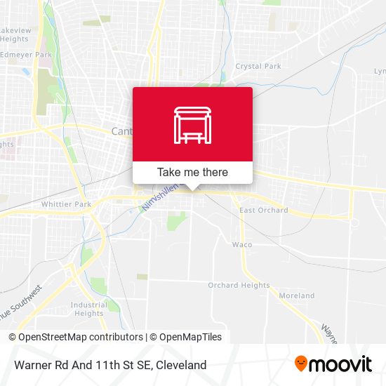 Warner Rd And 11th St SE map