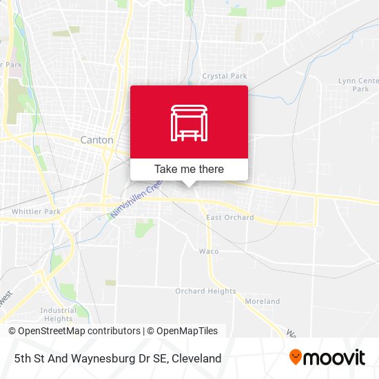 5th St And Waynesburg Dr SE map