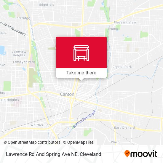 Lawrence Rd And Spring Ave NE map