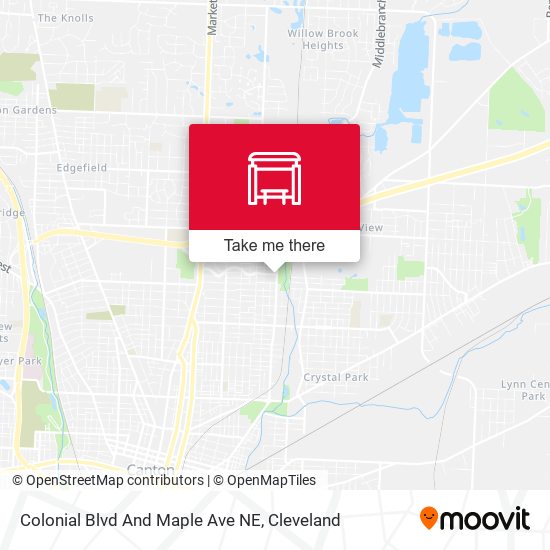 Colonial Blvd And Maple Ave NE map