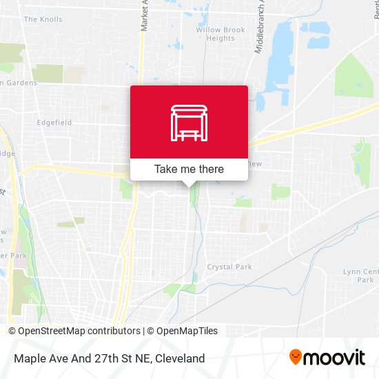 Maple Ave And 27th St NE map
