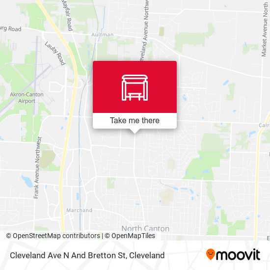 Mapa de Cleveland Ave N And Bretton St