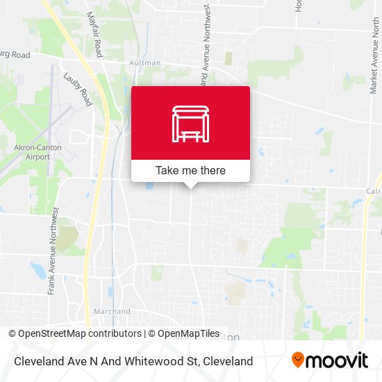 Cleveland Ave N And Whitewood St map