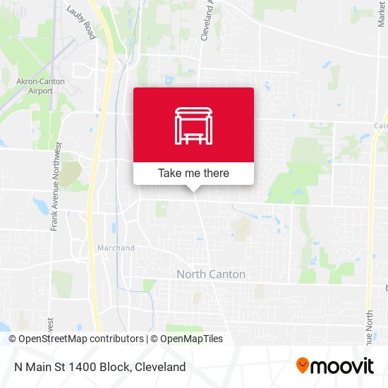 Mapa de N Main St 1400 Block