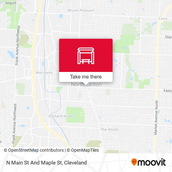 N Main St And Maple St map