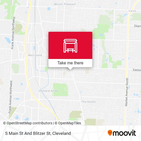 S Main St And Blitzer St map